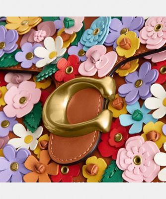 タビー ショルダー バッグ 26・フローラル アップリケ | COACH